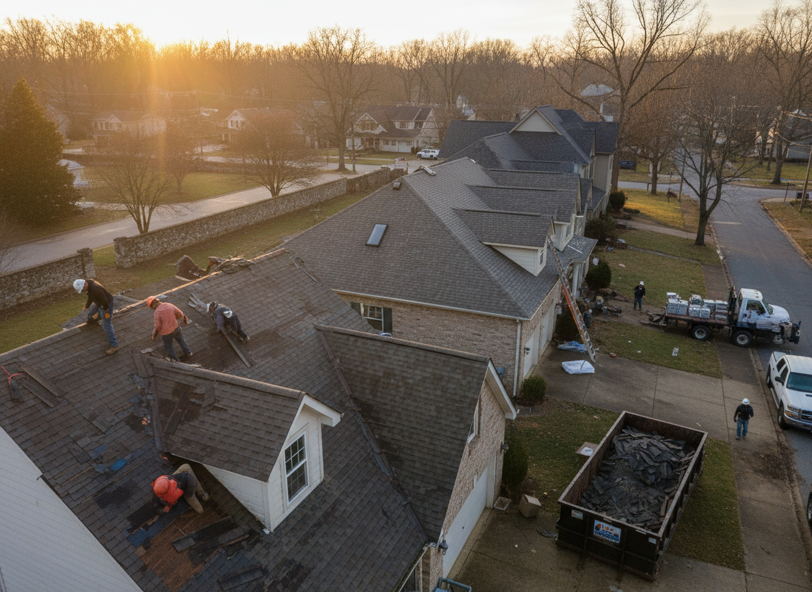 Roofing contractor in Vauxhall