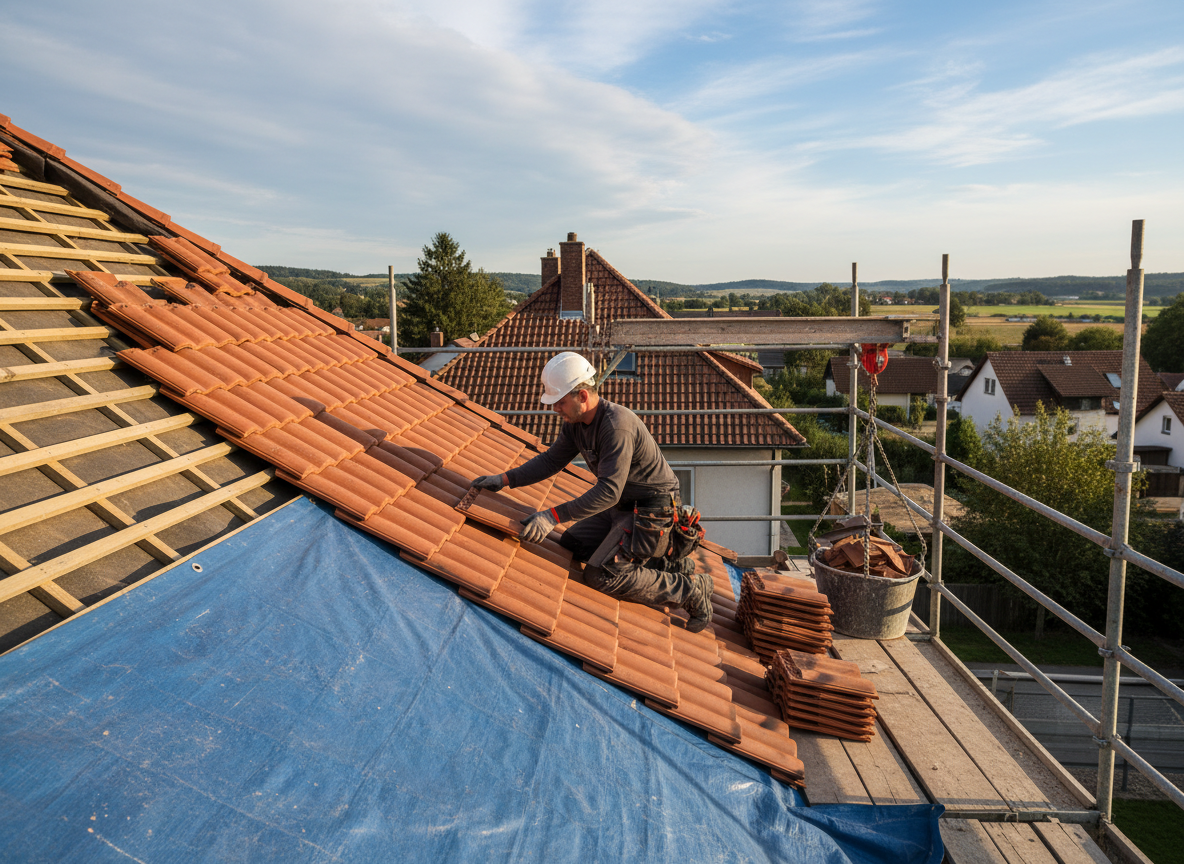 Tile roof replacement in Union